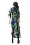 Shop_Aroka_Blue Modal Prima Psychedelia Print Dress_at_Aza_Fashions