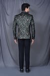 Shop_Adara Khan_Green Suit Velvet Printed Paisley And Floral Pant Set_at_Aza_Fashions