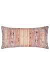 Shop_ORNA_Multi Color Cotton Digital Print Stripe Cushion Cover_at_Aza_Fashions