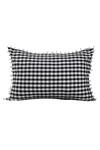 Shop_My Gift Booth_Black Cotton Gingham Pattern Pillow Cover - Set Of 2_at_Aza_Fashions
