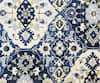 Shop_Design Gaatha_Blue Cotton Print Moroccan Rug Wall Art_at_Aza_Fashions