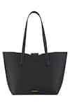 Shop_Aranyani_Black Embellished Gemstone Tote Bag_at_Aza_Fashions