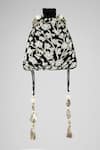 Shop_Clutch'D_Black Embroidered Velvet Potli Bag _at_Aza_Fashions