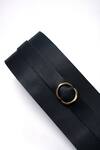 Shop Trov Black Mara Double Loop Belt at Aza Fashions Shop_Trov_Black Mara Double Loop Belt _at_Aza_Fashions