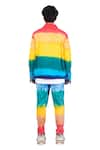 Shop_Theorem_Multi Color Cotton Tie Dye Rainbow Trouser  _at_Aza_Fashions