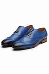 Shop_dapper Shoes_Blue Wingtip Brogue Oxford Shoes _at_Aza_Fashions