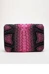 Shop_Doux Amour_Embellished Scalloped Ombre Bag_at_Aza_Fashions