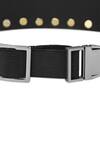 Shop_Trov_Black Metal Stud Embellishments Vera Leather Belt _at_Aza_Fashions