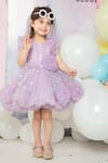 Shop_Hoity Moppet_Purple Tulle Embroidery Stars Play Date Dress _at_Aza_Fashions