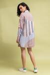 Shop_Doodlage_Multi Color Caroline Upcycled Cotton Panelled Dress_at_Aza_Fashions