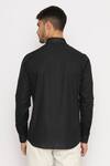 Shop_Lacquer Embassy_Grey , Satin Embroidery Threadneedle Shirt _at_Aza_Fashions