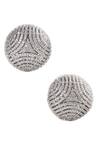 Mozaati_Silver Plated Stone Handcrafted Cleopatra Studded Earrings _Online_at_Aza_Fashions