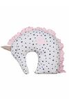 Shop_My Gift Booth_White Crepe Unicorn Shaped Cushion_at_Aza_Fashions