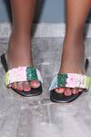 Shop_Foot Fuel_Multi Color Every Skin Is Unique Embroidered Flats _at_Aza_Fashions