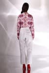 Shop_Betrue_White Handloom Cotton Kashan Print Shirt _at_Aza_Fashions