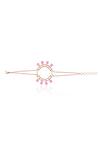 Buy_Esme By Aashna Dalmia_Pink Embellished Swarovski Bracelet _at_Aza_Fashions