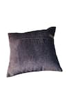 Shop_Throwpillow_Black Blend Of Cotton And Polyester Evil Eye Cushion Cover - Single Pc _at_Aza_Fashions