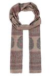 Shop_Shingora_Beige Woven Floret Pattern Stole _at_Aza_Fashions