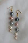 Buy_Do Taara_Multi Color Pearls Drop Earrings _at_Aza_Fashions