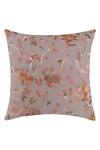 Shop_Khaabka_Pink Cotton Linen Embroidery Blossom Cushion Cover - Set Of 2_at_Aza_Fashions