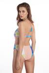 Shop_Kai Resortwear_Multi Color Print Pop Halter Neck Swimsuit  _at_Aza_Fashions