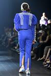 Shop_Nitin Bal Chauhan_Blue Silk Organza Embroidery Cord Open 3d Work Puff Sleeve Jacket And Pant Set _at_Aza_Fashions