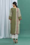 Shop_Banana Labs_Green Cotton Geometric Round Printed Kurta And Palazzo Set _at_Aza_Fashions
