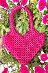 Shop_Adorn My Wish_Pink Embellished Heart Shaped Bag _at_Aza_Fashions