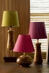 Shop_Courtyard_Pink Wood Abida Circular Table Light_at_Aza_Fashions