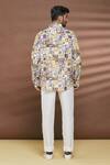 Shop_Linen Bloom_Multi Color 100% Linen Window Print Shirt _at_Aza_Fashions