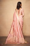 Shop_Gulabo by Abu Sandeep_Pink 100% Pure Chanderi Silk Embellished Gota Saree _at_Aza_Fashions
