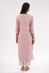 Shop Kora Pink , Satin Sequins, Embroidery Chanderi Straight Kurta Pant Set at Aza Fashions Shop_Kora_Pink , Satin Sequins, Embroidery Chanderi Straight Kurta Pant Set _at_Aza_Fashions