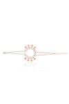 Buy_Esme By Aashna Dalmia_Orange Embellished Geometric Shaped Bracelet _at_Aza_Fashions