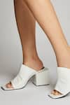 Shop_Tiesta_White Square Toe Block Heels _at_Aza_Fashions