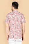 Shop_The Cotton Staple_Green Cotton Abstract Pixar Print Shirt _at_Aza_Fashions