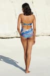 Shop_Tizzi_Blue Wonder Fabric 80% Polyamide 20% Elastane Print Cappadocia Viola Swimsuit _at_Aza_Fashions