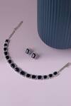 Buy_Curio Cottage_Blue Cubic Zirconia Diamante Choker Set_at_Aza_Fashions