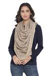 Shop_Shingora_Beige Woven Shawl_at_Aza_Fashions