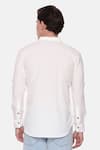 Shop_Mayank Modi - Men_White Malai Cotton Shirt _at_Aza_Fashions
