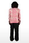 Shop_Theorem_Pink Cotton Knits Camouflaged Bomber Jacket  _at_Aza_Fashions