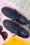 Shop_Coral Haze_Blue Navy Glitter Wedding Sneakers_at_Aza_Fashions
