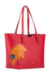 Shop_Aranyani_Red Thread And Bead Embroidered The Kesuda Flower Tote Bag_at_Aza_Fashions