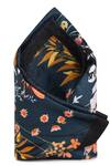 Shop_Tossido_Multi Color Printed Floristry Pattern Pocket Square_at_Aza_Fashions