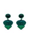 Shop_Isharya_Green Quartz Sultana Libra Earrings_at_Aza_Fashions