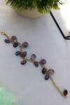 Buy_Do Taara_Purple Stone Amethyst Bracelet _at_Aza_Fashions