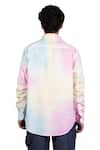 Shop_Theorem_Multi Color Cotton Tie Dye Happy Shirt  _at_Aza_Fashions