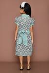 Shop_Petite Pomme_Grey Cotton Duck Print Dress_at_Aza_Fashions