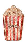 Shop_Crystal Craft_Red Embellished Popcorn Crystal Clutch_at_Aza_Fashions