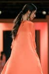 Shop_Arpita Mehta_Orange Tulip Skirt Set With Cape _at_Aza_Fashions