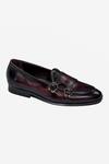 Shop_Amrit Dawani_Black Plain Toe Buckle Loafers _at_Aza_Fashions